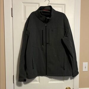 Free Country Men's Dark Gray Lightweight soft-shell Jacket